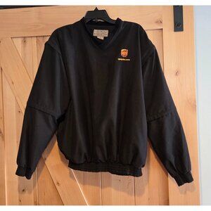 Vintage UPS Mens Size M Colorado Timberline Winbreaker Removable Sleeves Zip Off